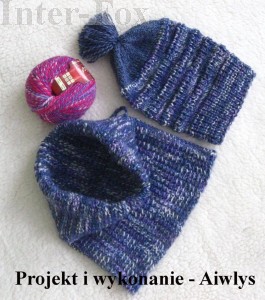 Zimowy komplet . Projekt i wykonanie - Aiwlys