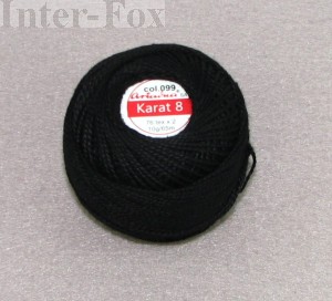 Kordonek Karat 8 kolor nr 099 czarny