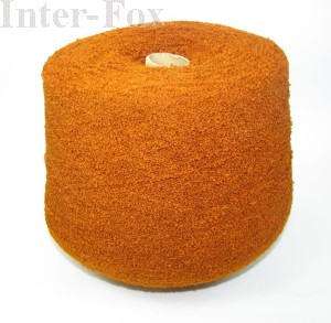 Boucle "Fox" w kolorze rudym  (szpula)