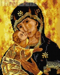 Zestaw muliny Ariadna - do kanwy 2749 Matka Boska z Dzieciątkiem.