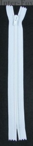 Zamek spiralny stały kolor biały 20 cm 