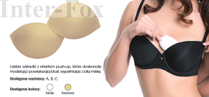 Wkładka PUSH-UP kolor beżowy, rozmiar C
