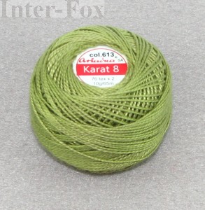 Kordonek Karat 8 kolor nr 613 oliwka