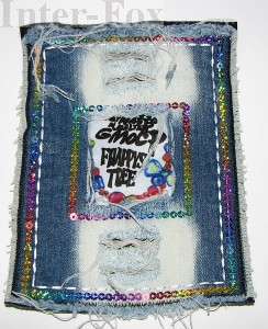 Aplikacja haftowana. Jeans 4