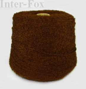 Boucle typu Capri w kolorze brązowym ( szpula )