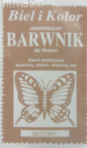 Barwnik do tkanin, uniwersalny kolor beżowy